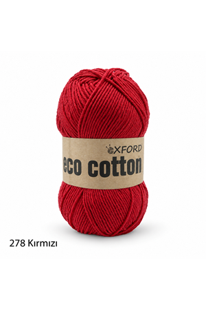 Eco Cotton 100 gram - 278 Kırmızı 