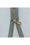 Metal Fermuar 30cm Gri