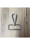Metal Makrome Kancası 4 cm - Gümüş