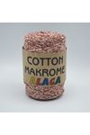 Cotton Makrome Alaca 01 Tarçın / Beyaz