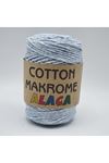 Cotton Makrome Alaca 04 Bebemavi / Beyaz