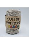 Cotton Makrome Alaca 05 Vizon / Beyaz