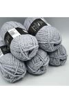 İhrac Fazlası 5'li Paket 500 gr Alpaca Gri Melanj 288