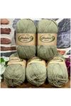 HABBA NEW Akrilik 5'li Paket 128 Küf Yeşili