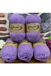 HABBA NEW Akrilik 5'li Paket 125 Eflatun