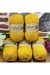 HABBA NEW Akrilik 5'li Paket 104 Sarı