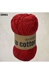 Eco Cotton 100 gram - 20002 - Koyu Kırmızı