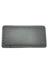 Dikişli Çanta Tabanı 25x12 Koyu Gümüş