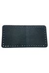 Dikişli Çanta Tabanı 25x12 Siyah