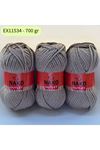 Outlet 3'lü Paket 700 gr Kalın Akrilik Bej 11534
