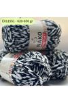 Outlet 3'lü Paket 620-650 gr Kalın Akrilik Ebruli 11551