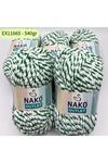 Outlet 5'li Paket 540gr Simli Makarna İki Renkli Yeşil EX11665