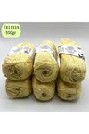 İhrac Fazlası 6'lı Paket 550 gr Orta İnce Cotton Açık Sarı EX11319