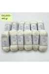 İhrac Fazlası 12'li Paket 440gr Amigurumi İpi Krem EX12053