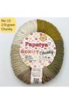 Stok Fazlası Papatya Donut Chunky 170gr Akrilik Ebruli 013