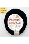 Stok Fazlası Papatya Donut Solid 190gr Akrilik Siyah 108