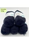 İhrac Fazlası 5'li Paket 500 gr Orta İnce Cotton Siyah EX12084