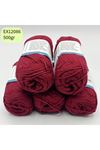 İhrac Fazlası 5'li Paket 500 gr Orta İnce Cotton Bordo EX12086