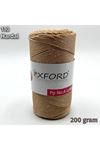 Oxford No:4 200 gram Simli Lurex Makrome - Hardal - 110