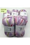 Ihraç Fazlası 5'li Paket 500gr Kendinden Desenli Bebe Akrilik EX12138