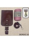 Telefon Çantası Seti 16 Bordo 