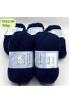 Ihraç Fazlası 5'li Paket 500gr Akrilik  Lacivert EX12199