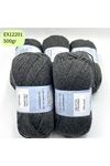 Ihraç Fazlası 5'li Paket 500gr Akrilik Koyu Gri EX12201