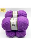 Stok Fazlası 4'lü Paket 400 gram Lady Yarn Muffin Ebegümeci SF1401