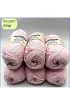 İhrac Fazlası 6'lı Paket 650gr Amigurumi İpi Bebe Pembe EX12207