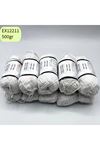 İhrac Fazlası 10'lu Paket 500gr Amigurumi İpi Beyaz EX12211