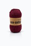 Eco Cotton 100 gram - 00244 Bordo