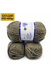 İhraç Fazlası 3'lü Paket 450-480gr Kalın Akrilik Soluk Haki EX12261