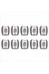 10'lu Paket Oxford Baby Cotton Amigurumi Punch 50gr/150m No:160 Kırçıllı Gri