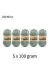 5'li Paket Eco Cotton 100gr-200m No:284 Mint Yeşili 