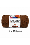 Cotton Makrome 4'lü Paket No:044 Kahve