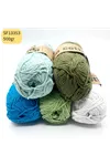 Stok Fazlası 5'li Paket 500 gram Cotton İp Mix SF13353
