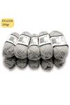 İhrac Fazlası 10'lu Paket 330gr Çorap ve Amigurumi İpi Gri EX12326