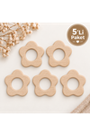 Ahşap Çiçek Halka 60mm 5li paket