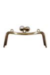Klipsli Metal Cüzdan Bursu İçten Vidalı (Vidalar Dahil) 20 cm Altın