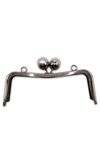 Klipsli Metal Cüzdan Bursu İçten Vidalı (Vidalar Dahil) 20 cm Gümüş