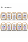 10'lu Paket Oxford Baby Cotton Amigurumi Punch 50gr/150m No:222 Şampanya 