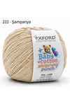 10'lu Paket Oxford Baby Cotton Amigurumi Punch 50gr/150m No:222 Şampanya 