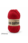 Eco Cotton 100 gram - 278 Kırmızı 