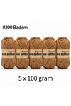 5'li Paket Eco Cotton 100gr-200m No:0300 Badem