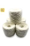 El Sarımı Özel Karışım 650gr Altın Simli Krem Angora ES277
